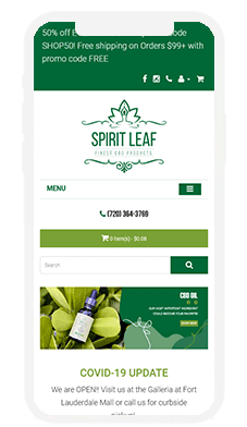 Spirit Leaf, веб-разработка
